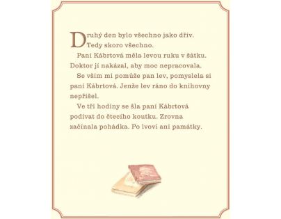 Albatros V knihovně je lev