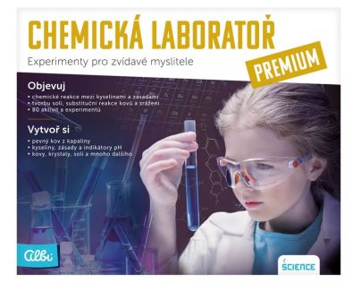 Albi Chemická laboratoř PREMIUM - Poškozený obal