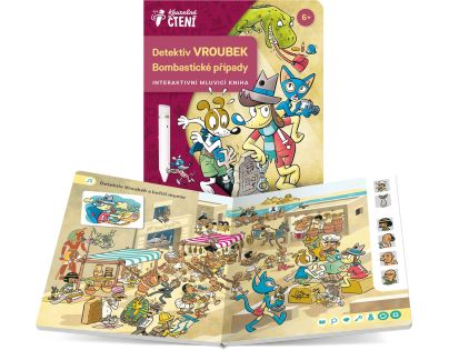 Albi Kouzelné čtení Kniha Detektiv Vroubek Bombastické případy