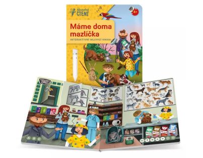 Albi Kouzelné čtení Kniha Máme doma mazlíčka