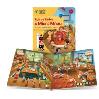 Albi Kouzelné čtení Kniha Rok ve školce s Mici a Mňau 5