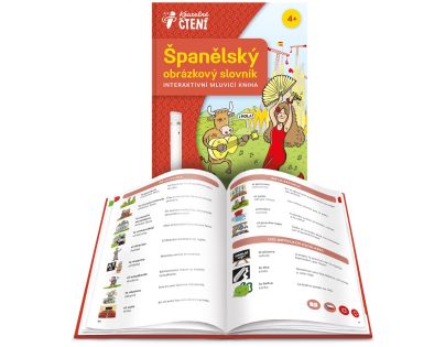 Albi Kouzelné čtení Kniha Španělský obrázkový slovník