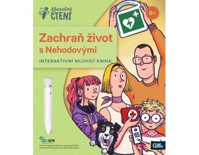 Albi Kouzelné čtení kniha Zachraň život s Nehodovými CZ