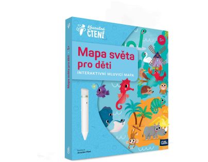 Albi Kouzelné čtení Mapa světa pro děti