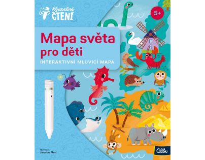 Albi Kouzelné čtení Mapa světa pro děti