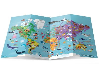 Albi Kouzelné čtení Mapa světa pro děti