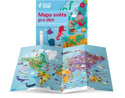 Albi Kouzelné čtení Mapa světa pro děti
