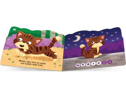 Albi Kouzelné čtení Minikniha s výsekem Kočka CZ