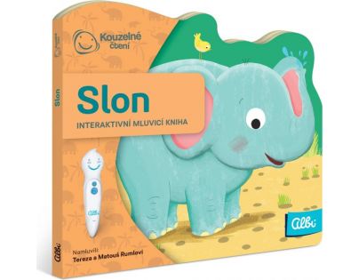 Albi Kouzelné čtení Minikniha s výsekem Slon CZ