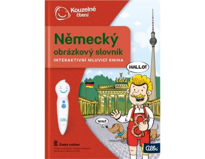 Albi Kouzelné čtení Německý obrázkový slovník CZ