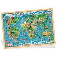 Albi Kouzelné čtení Puzzle Planeta zvířat - Poškozený obal 2