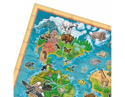 Albi Kouzelné čtení Puzzle Planeta zvířat