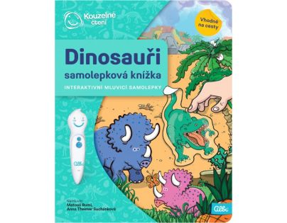 Albi Kouzelné čtení Samolepková knížka Dinosauři CZ
