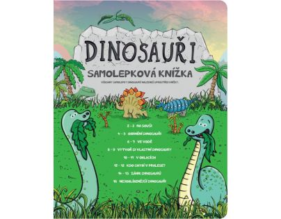 Albi Kouzelné čtení Samolepková knížka Dinosauři CZ