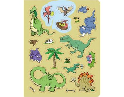 Albi Kouzelné čtení Samolepková knížka Dinosauři CZ
