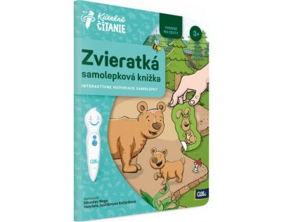 Albi Kúzelné čítanie Samolepková knižka Zvieratká SK
