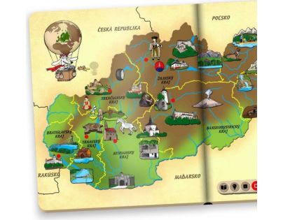 Albi Kúzelné čítanie Kniha Atlas sveta SK