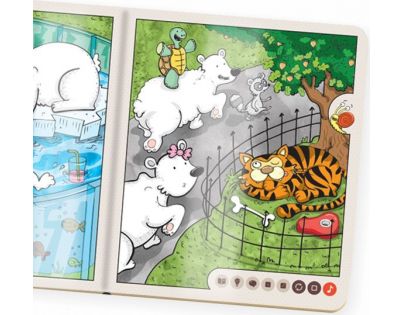 Albi Kúzelné čítanie Kniha Zvieratká v Zoo SK