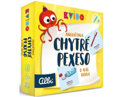 Albi Kvído Chytré pexeso U nás doma Angličtina