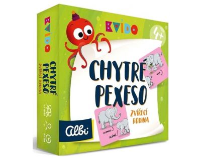 Albi Kvído Chytré pexeso Zvířecí rodina
