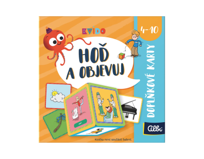 Albi Kvído Hoď a objevuj Doplňkové karty