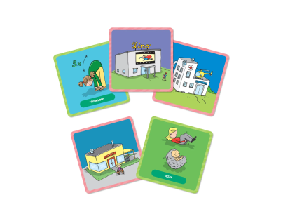 Albi Kvído Hoď a objevuj Doplňkové karty