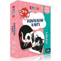 Albi Kvído Kontrastní karty Zvířátka