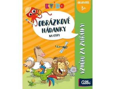 Albi Kvído Obrázkové hádanky Vzhůru za zvířátky