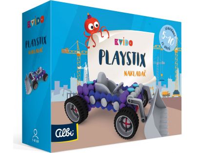 Albi Kvído Stavebnice Playstix mini nakladač