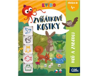 Albi Kvído Zvířátkové kostky