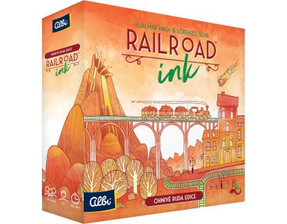 Albi Railroad Ink Ohnivě rudá edice
