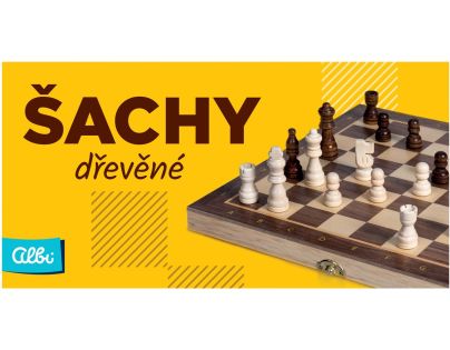 Albi Šachy dřevěné