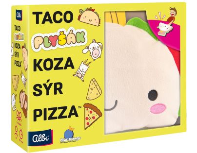 Albi Taco, plyšák, koza, sýr, pizza