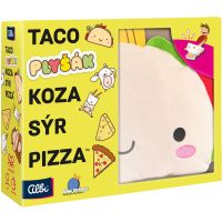 Albi Taco, plyšák, koza, sýr, pizza