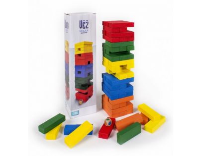 Albi Věž velká barevná s kostkou 32 cm