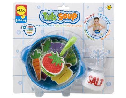Alex Uvař si polévku - pěnová hračka do vany
