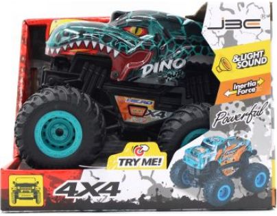 Alltoys Auto Dino kola 4 x 4 tmavě zelené