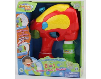 Alltoys Bublifuková a stříkací pistole na vodu 2v1