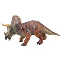 Alltoys Dinosaurus měkký Tricertops 55 cm hnědý