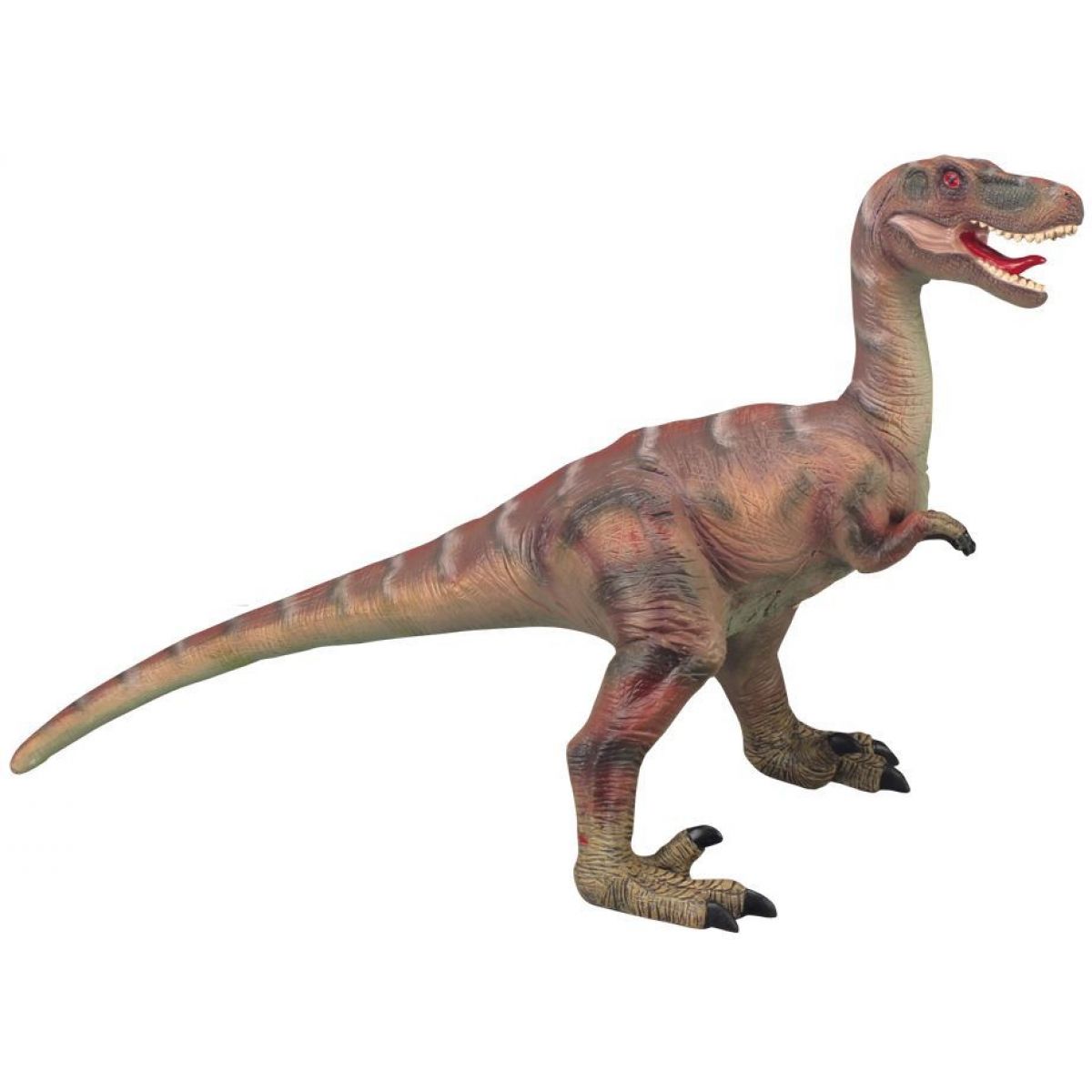Alltoys Dinosaurus měkký Velociraptor 65 cm hnědý.

Funkčnost:


	vydává zvuk dinosaura
	aktivace tlačítkem na spodní části těla


Kupte dětem velkou figurku dinosaura!

Vhodné pro děti od 5 let
Baterie: 3 x LR44 (jsou součástí)
Výška: 65 cm