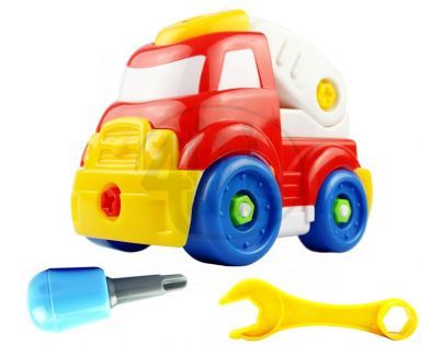 Alltoys Dopravní prostředek se šroubovákem - Požární auto