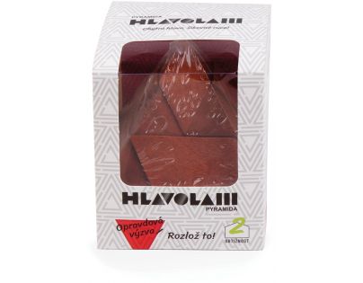 Alltoys Dřevěný hlavolam Pyramida