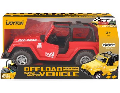 Alltoys Džíp 1:10 se světelným a zvukovým efektem červený