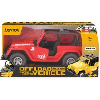 Alltoys Džíp 1:10 se světelným a zvukovým efektem červený 2