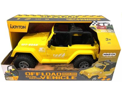 Alltoys Džíp 1:10 se světelným a zvukovým efektem žlutý