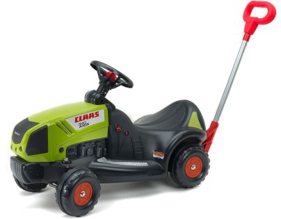 Falk Odstrkovadlo traktor Claas Axos 340 s vodící tyčí zelené
