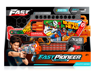 Alltoys Fast pioneer blaster BH142 + 24 ks nábojů