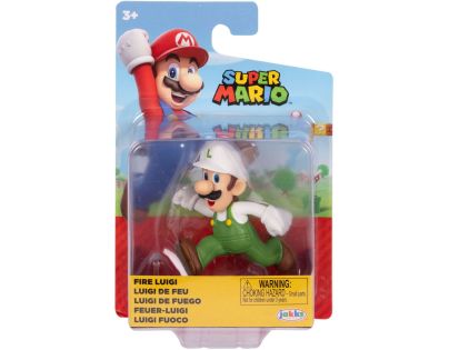 Alltoys Figurka Super Mario 6 cm Fire Luigi
