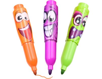 Alltoys Fixy voňavé Scentos Jumbo Funny Face 3ks