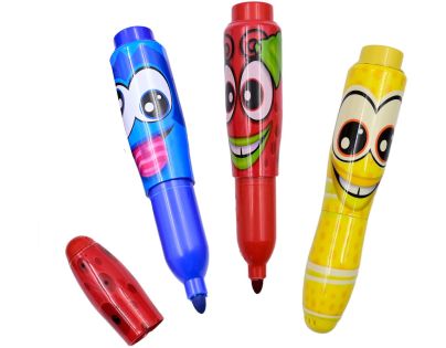 Alltoys Fixy voňavé Scentos Jumbo Funny Face 3ks